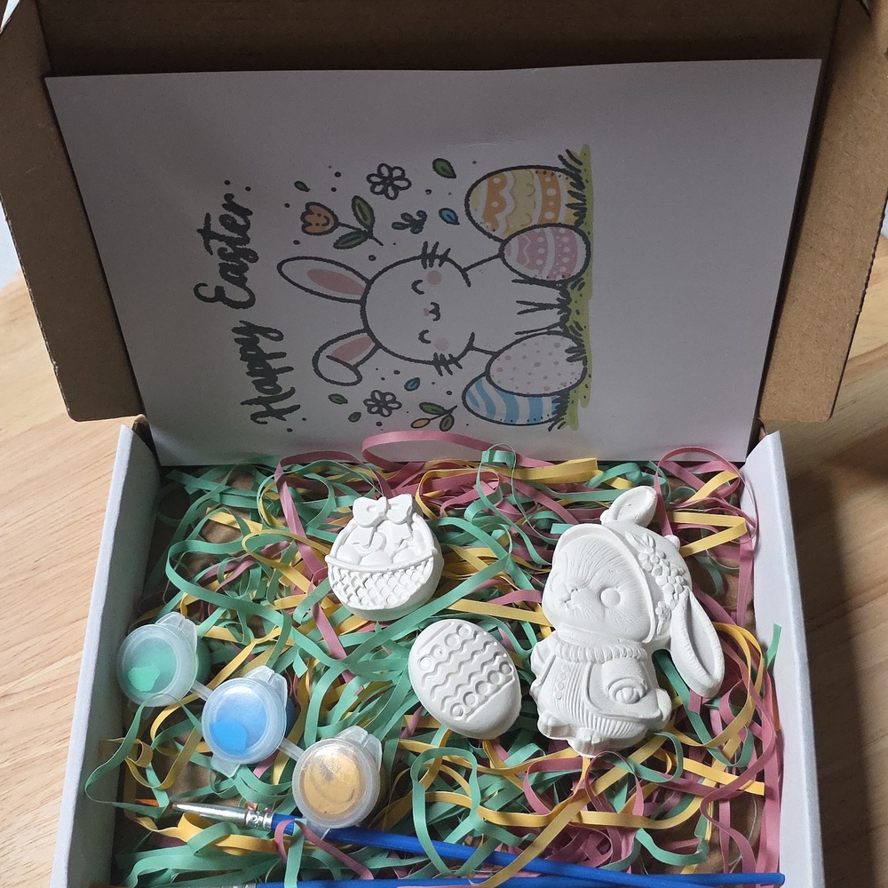 DIY Paint it yourself Easter Bunny Craft Set with Paints